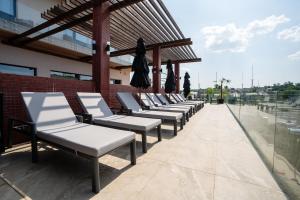 Balkón alebo terasa v ubytovaní Allure Healthy Hotel & Spa