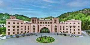 Nespecifikovaný výhled na hory nebo výhled na hory při pohledu z hotelu