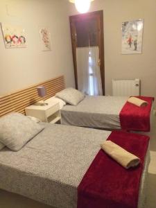 Postel nebo postele na pokoji v ubytování Apartamento Casa Pueyo