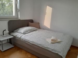 Postel nebo postele na pokoji v ubytování Apartma Dea