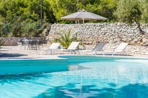 The swimming pool at or close to Adriatic villa