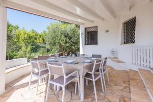A balcony or terrace at Adriatic villa