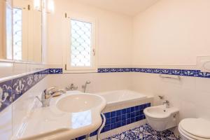 A bathroom at Adriatic villa