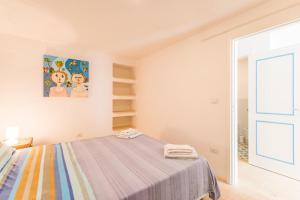 A bed or beds in a room at Adriatic villa