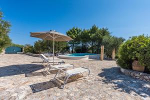 The swimming pool at or close to Adriatic villa