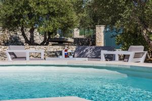 The swimming pool at or close to Adriatic villa