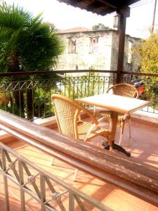 A balcony or terrace at Enalion Hotel