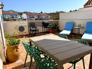 Balkón alebo terasa v ubytovaní Encantador ático cerca del mar