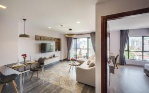 TV a/nebo společenská místnost v ubytování Phnom Penh 51 Hotel & Residences
