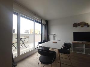 Μια τηλεόραση ή/και κέντρο ψυχαγωγίας στο Gustave Roussy, New building, 3 bd & Salon, 2 WC