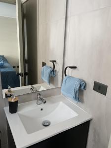 Et badeværelse på Depto en Valparaíso centro