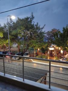 a view of a street from a bus at ΘωΜΑΙΣ in Glykadi
