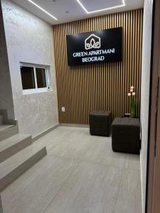 Vstupní hala nebo recepce v ubytování Apartments Green Beograd