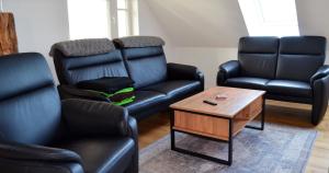 Χώρος καθιστικού στο Seehaus-Loft