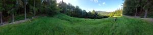 Paesaggio naturale nelle vicinanze del campeggio