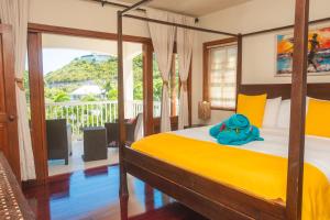 Postel nebo postele na pokoji v ubytování Antigua 3-bedroom Villa at Nonsuch Bay