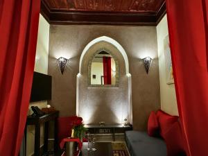 Posezení v ubytování Riad Casa Lalla