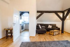 Posezení v ubytování Gutshof-Loft Sonnenschein + 23 fotografií
