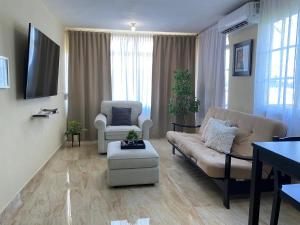 Posezení v ubytování Luxury Apartment By Merengue House
