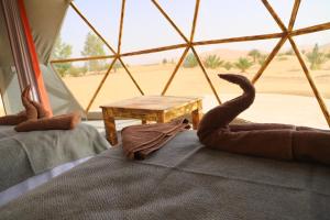 Posezení v ubytování Merzouga Dome