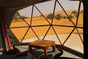 Posezení v ubytování Merzouga Dome