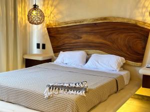 Postel nebo postele na pokoji v ubytování Casa Kobaab Tulum