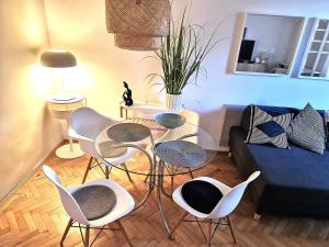 A seating area at Gellért Hill Apartment