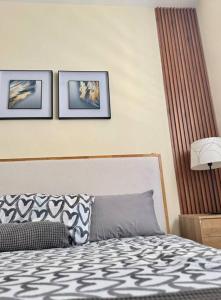 Katil atau katil-katil dalam bilik di Apartamento hermoso