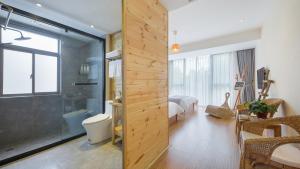 Koupelna v ubytování Dashe Yuanye Boutique Homestay + 37 fotografií
