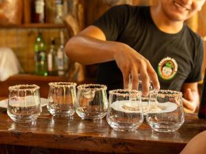 Drinks på Castaña Amazon Park