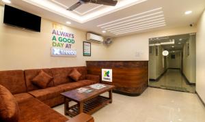 A seating area at Treebo Rakshitha, Porur