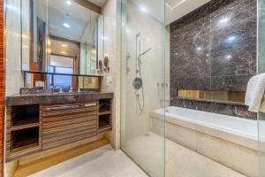 Koupelna v ubytování Guangzhou City Inn Hotel Apartment Pazhou