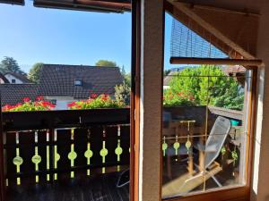 Svalir eða verönd á Ferienwohnung Jutta