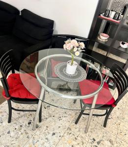 Area soggiorno di Spacious Studio in Via dei Coronari