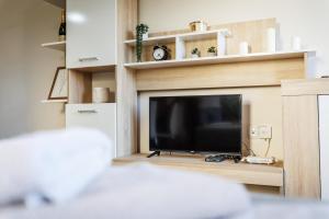 Μια τηλεόραση ή/και κέντρο ψυχαγωγίας στο Apartman 369 MO