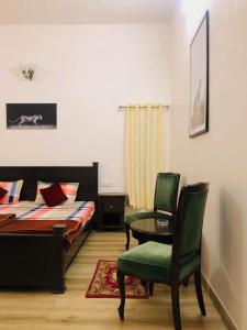 Jawai Leopard Villa的休息区