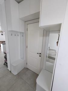 Koupelna v ubytování Eco House