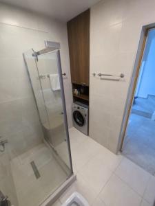 Koupelna v ubytování Eco House