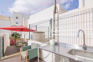 Balkonas arba terasa apgyvendinimo įstaigoje CBS- Calpe biking and summer
