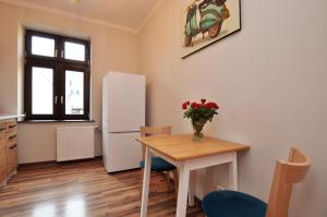 Kuchyňa alebo kuchynka v ubytovaní Stylowy 2-pokojowy apartament 5 min. od Rynku