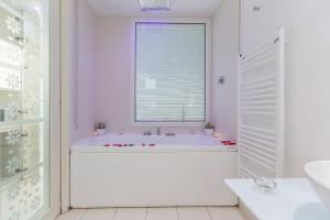 Koupelna v ubytování Hotel Al Cavallino Bianco