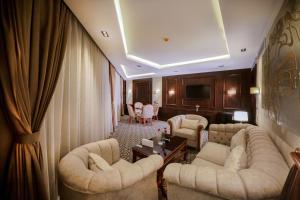 Posezení v ubytování Cairo Taj Hotels & Suites- Mohandessin