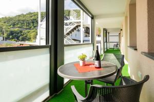 Balkón nebo terasa v ubytování Apart Hotel Lang