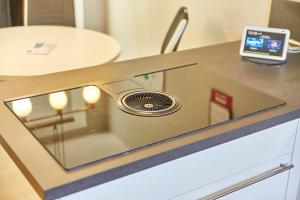 a cell phone sitting on top of a counter at Ferienwohnung Gudrun in Bernkastel-Kues +22 photos