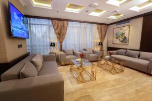 Posezení v ubytování Cairo Taj Hotels & Suites- Mohandessin