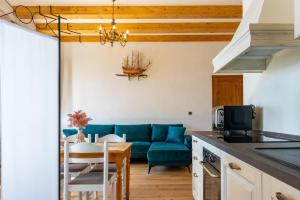 Kuchyň nebo kuchyňský kout v ubytování Obala apartman