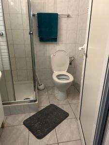 Koupelna v ubytování Rocco Guesthouse