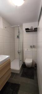 Ένα μπάνιο στο Wohnung im Zentrum mit Ausblick