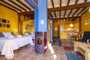 Posteľ alebo postele v izbe v ubytovaní La Casona de Las Meninas