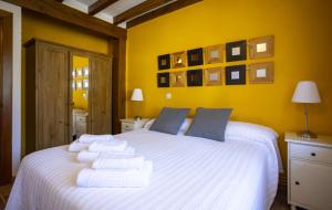 Posteľ alebo postele v izbe v ubytovaní La Casona de Las Meninas
